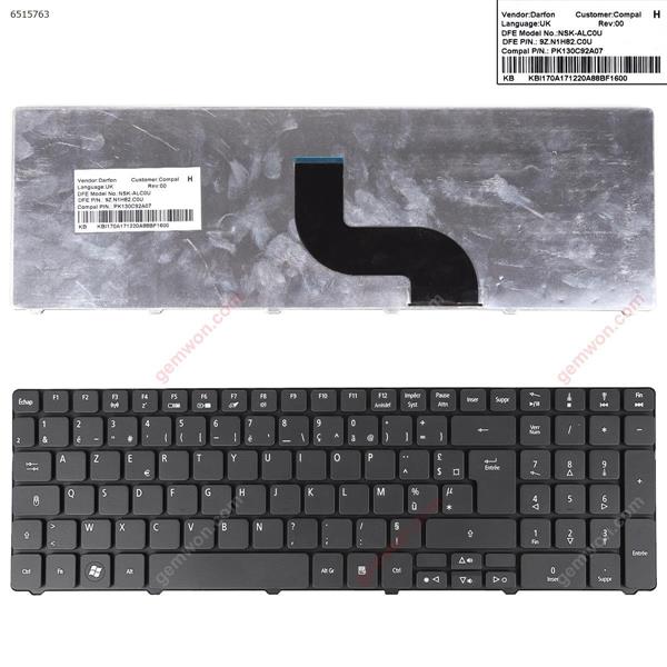ACER AS5741G BLACK(Compatible with 5810T) FR MB358-001 Laptop Keyboard (Original)