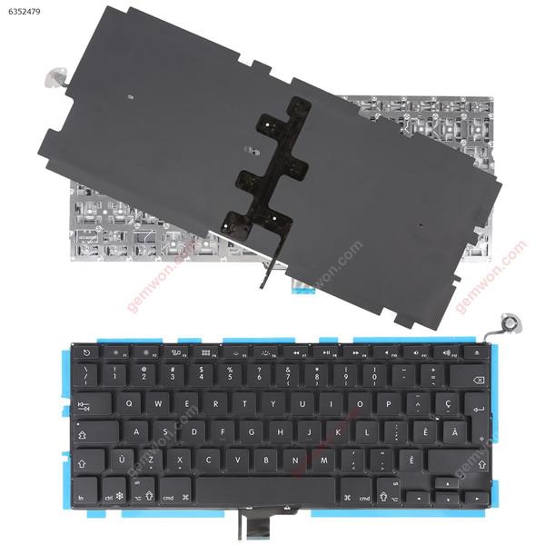Apple Macbook Pro Unibody A1278 MB467 BLACK(With Backlit Board) CA/CF N/A Laptop Keyboard (OEM-A)