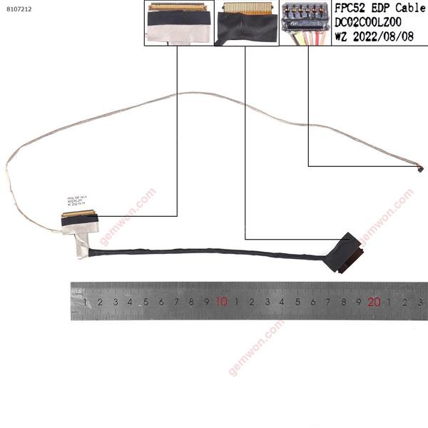 HP 15-DK TPN-C141 40pin. LCD/LED Cable DC02C00LZ00
