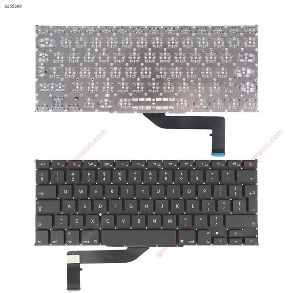 Apple Macbook Pro A1398 BLACK(without Backlit) UI N/A Laptop Keyboard (OEM-A)