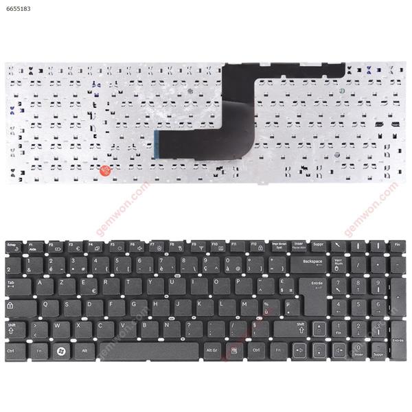 SAMSUNG NP RV511 RV520 RV515 BLACK (Without FRAME) FR N/A Laptop Keyboard (OEM-B)