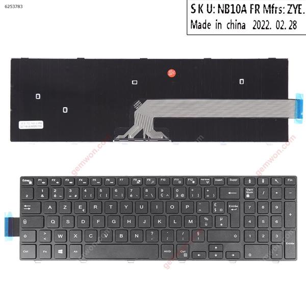 Dell Inspiron 15-5000 Series 5547 5521 5542 BLACK FRAME BLACK (Win8) FR 490.00H07.0D0F Laptop Keyboard (OEM-B)