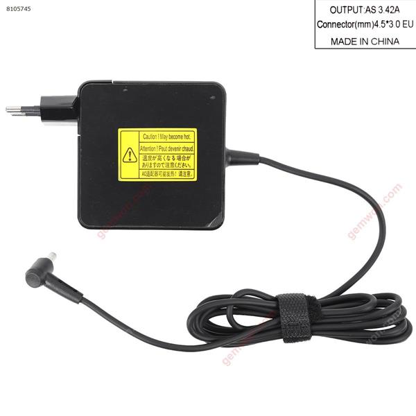 Asus 19V 3.42A 65W Φ4.5x3.0x0.7mm ( Quality : A+ ) Plug：EU Laptop Adapter 19V 3.42A 65W Φ4.5X3.0X0.7MM