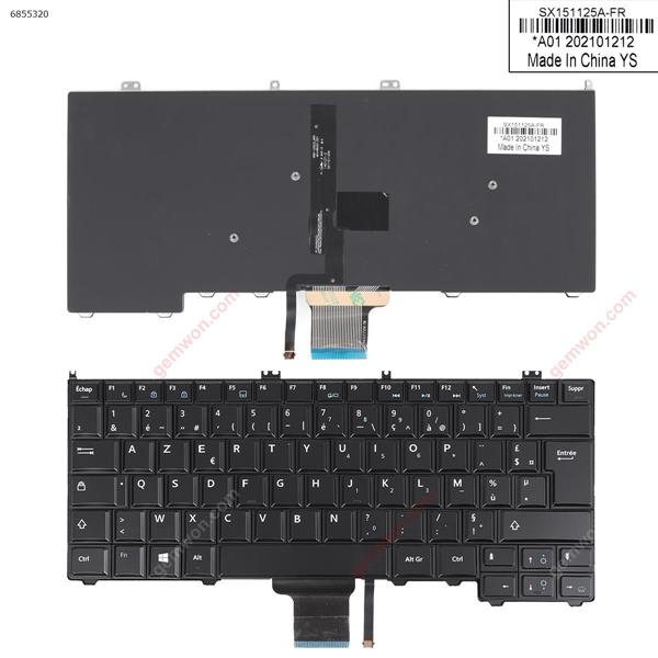 DELL Latitude E7440 E7420 E7240BLACK (Backlit,For Win8) FR SX151125A Laptop Keyboard (OEM-A)