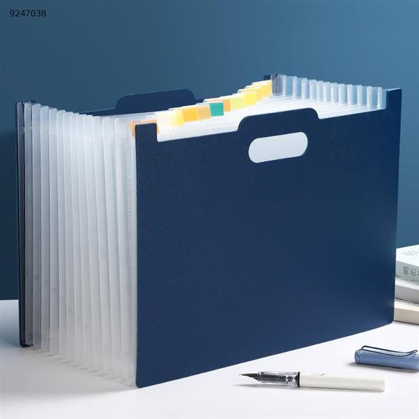 Vertical multi-layer folder for large-capacity data storage and organization（dark blue horizontal） Other XY-SN00205