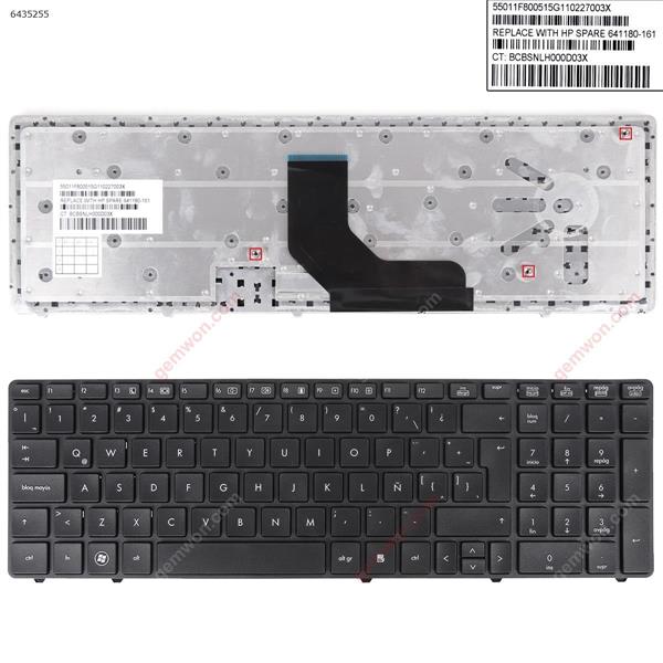 HP ProBook 6560B/EliteBook 8570P 8560P  BLACK FRAME BLACK(Without Point stick) LA 55011MQ00-035-G          9Z.N6GSF.41E Laptop Keyboard (OEM-B)