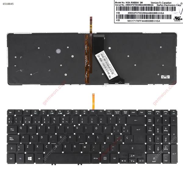 ACER V5-573 BLACK(For Win8,Backlit) SP R90SQ Laptop Keyboard (OEM-B)