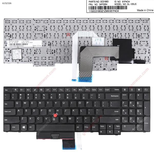ThinkPad E530   BLACK(With Point stick) US N/A Laptop Keyboard ( )
