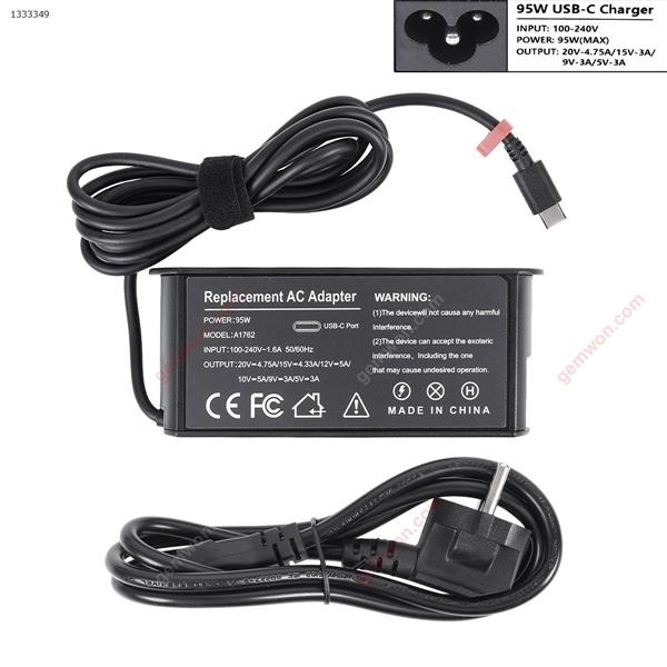 95W USB-C charger for Type-C for Lenovo Notebook Fast Charger Eurogauge Laptop Adapter A1762