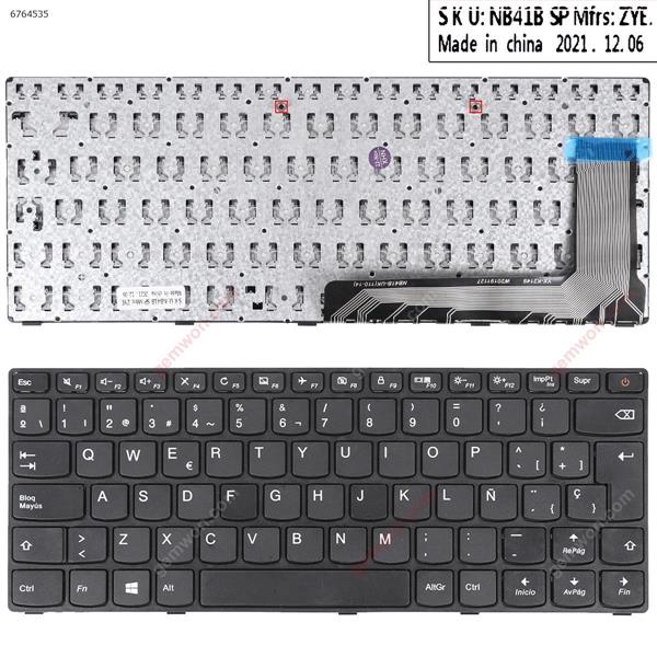 LENOVO IdeaPad 110-14ISK BLACK FRAME BLACK (For Win8) OEM SP N/A Laptop Keyboard (OEM-B)