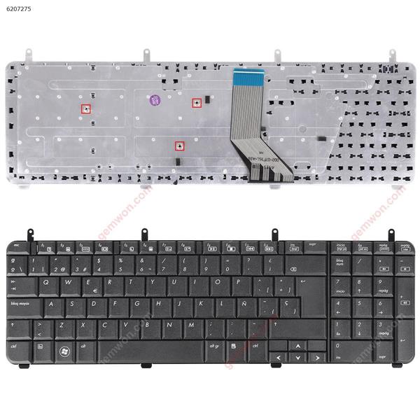 HP DV7-2000 DV7-3000 BLACK(OEM) SP AEUT3N00260  MP-07F16SP-9201 Laptop Keyboard (OEM-A)