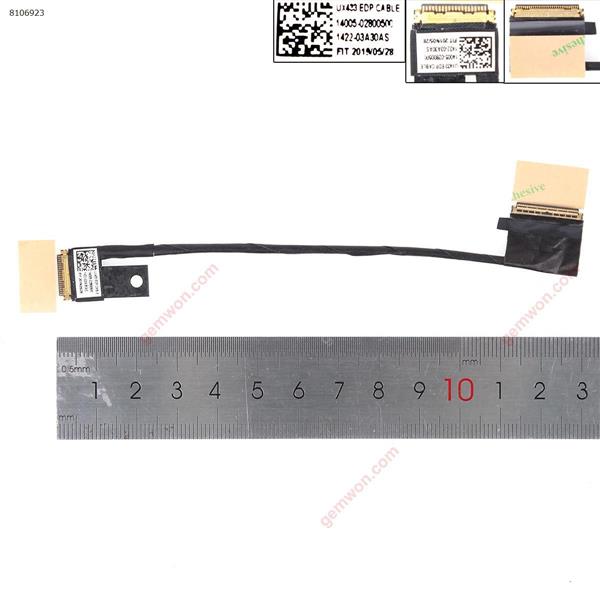 Asus UX433 UX433FN/FD/F U4300F 30pin. LCD/LED Cable 1422-03A30AS  14005-02800500