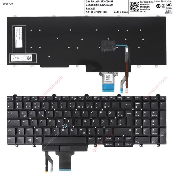 DELL E5550 BLACK (With Point Stick ,Win8) GR MP-13P36D6698  PK1313M3A11 01MDFN PK1313M4A11 SG-63300-2DA 19101000038 Laptop Keyboard (OEM-A)