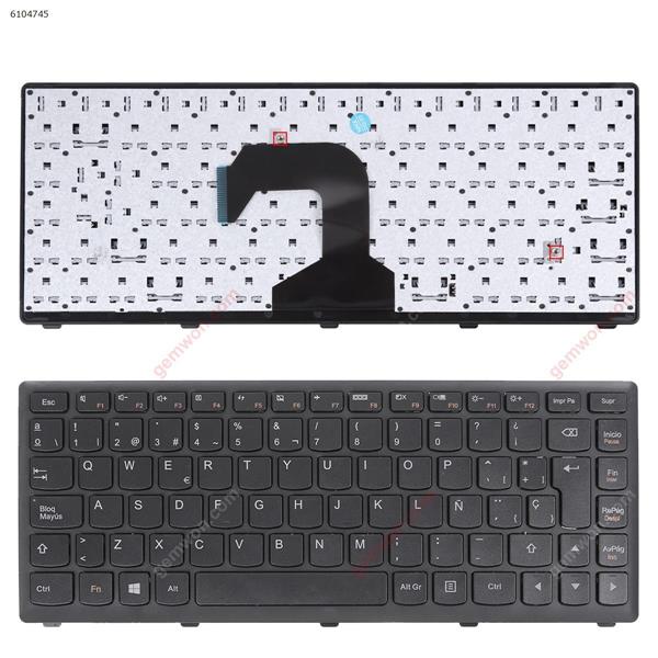 LENOVO S400 BLACK FRAME BLACK(Win8) SP 25208657   V127920JK2 Laptop Keyboard (OEM-B)