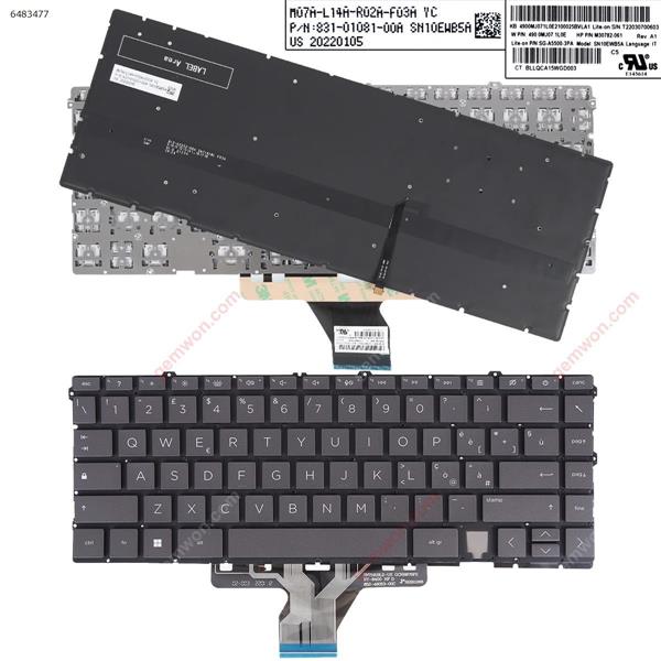 HP ENVY X360 Convertible 15-ES 15M-ES 15T-ES BLACK GRAY（Backlit，Without FRAME） IT M30782-061   SG-A5500-3PA Laptop Keyboard (Original)