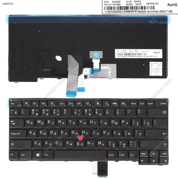 IBM Thinkpad T440 T440P T440S T450 T450s T431s E431 BLACK(With Point stick,Win8 ) OEM RU N/A Laptop Keyboard ()