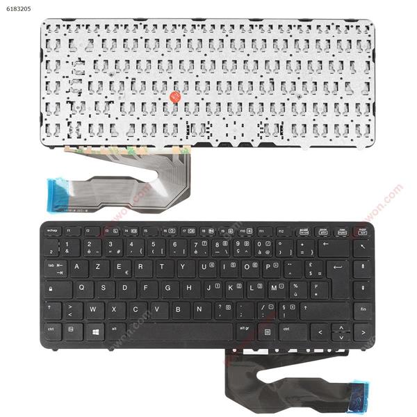 HP EliteBook 840 G1 850 G1 BLACK FRAME BLACK (Without Point stick,OEM) FR FA03B Laptop Keyboard (OEM-B)