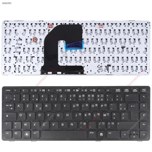 HP EliteBook 6460B 8460P BLACK FRAME BLACK(Without Piont Stick)OEM FR 6037B0054605 Laptop Keyboard (OEM-B)