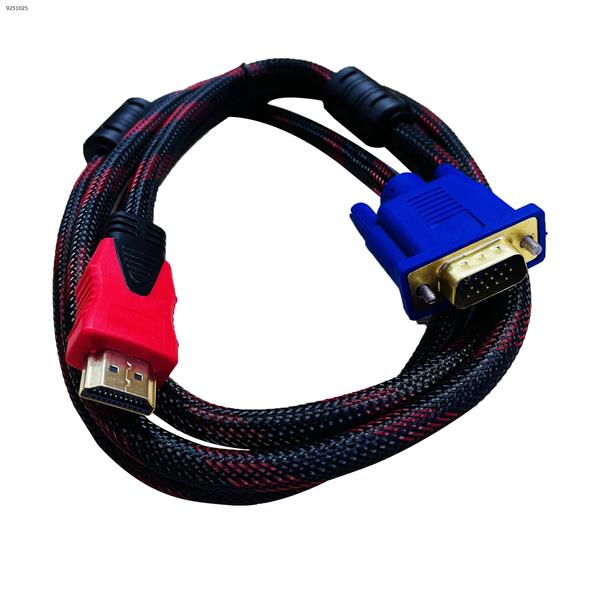 1.5M HDMI To VGA Cable,Black Audio & Video Converter N/A