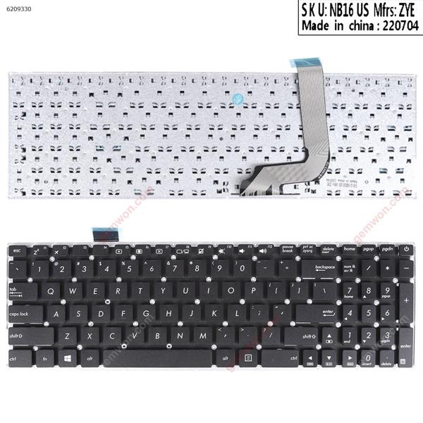 ASUS X542 X542B BLACK（Without FRAME,WIN8） US 17C331721510Q Laptop Keyboard ( )