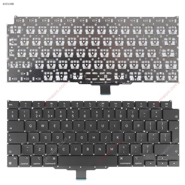 APPLE Macbook Pro A2337 BLACK (without Backlit) UK N/A Laptop Keyboard (OEM-A)