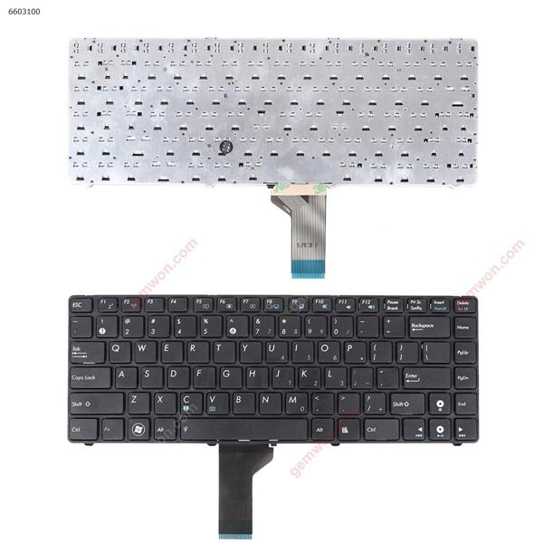 ASUS UL30 BLACK FRAME BLACK US V111362AS1 04GNV62K  NSK-UC601 9J.N1M82.501 0KN0-ED2  MP-09Q53US-528 Laptop Keyboard (OEM-B)