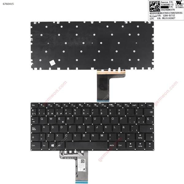 Lenovo Yoga 310-11 310-11IAP 710-11 710-11IKB 710-11ISK BLACK win8(Without FRAME) SP V154620AK1-BE SN20K86373 PK1311G2A22 Laptop Keyboard (OEM-B)