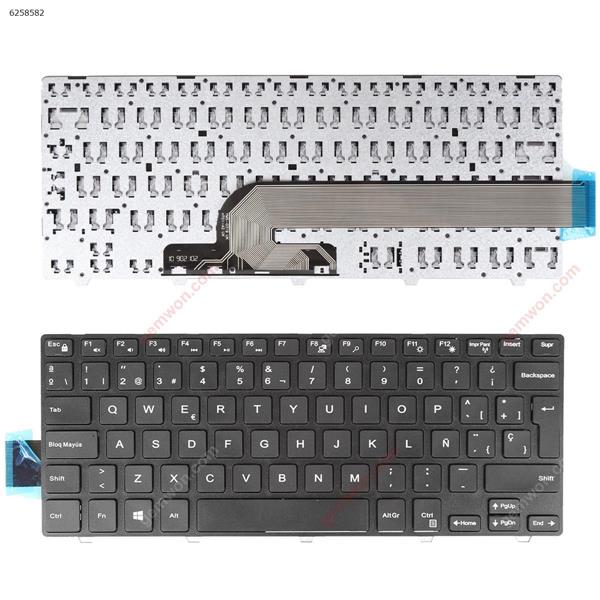 DELL Inspiron 14-3000 5447 5442 5445 7447 Series BLACK FRAME BLACK OEM (Without foil，For Win8) SP YMS-0319  UK     TH01-A2  UK Laptop Keyboard (OEM-B)