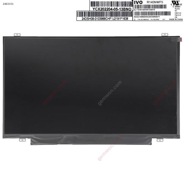 Lenovo T480S T470S A475 notebook LCD screen touch screen assembly R140NWF5 R1 R6 LCD/LED R140NWF5 R1