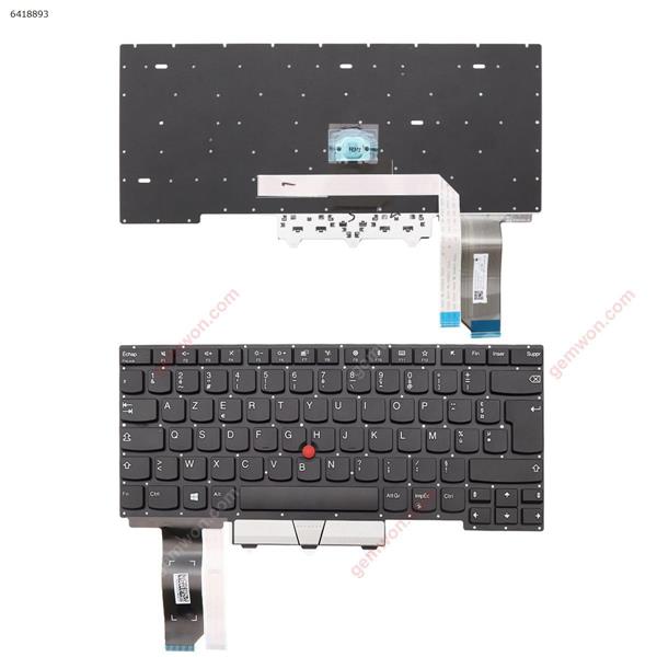  Lenovo Thinkpad E14 Gen 1 2020  Type 20RA 20RB (With Point Stick For Win8) FR V185920CK1-FR-00R000 Laptop Keyboard (Original)