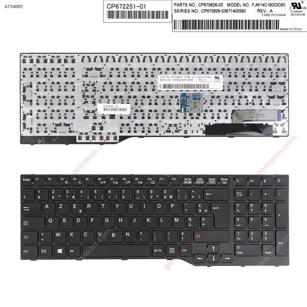 Fujitsu Lifebook E753 E754 BLACK FRAME BLACK (with Point Win8) FR FJM14C16003D85 CP670826-03671400590 Laptop Keyboard (Original)
