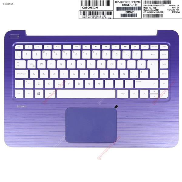 Spanish palmrest keyboard for HP 13-c026na/13-c051na/3-c051sa/13-c056sa LA Y0B Laptop Keyboard (OEM-A)