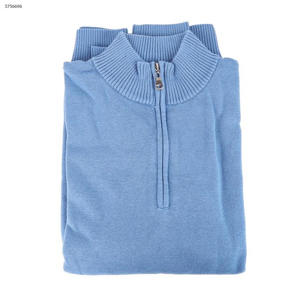 Men's casual sweater (blue 3XL) Other N/A