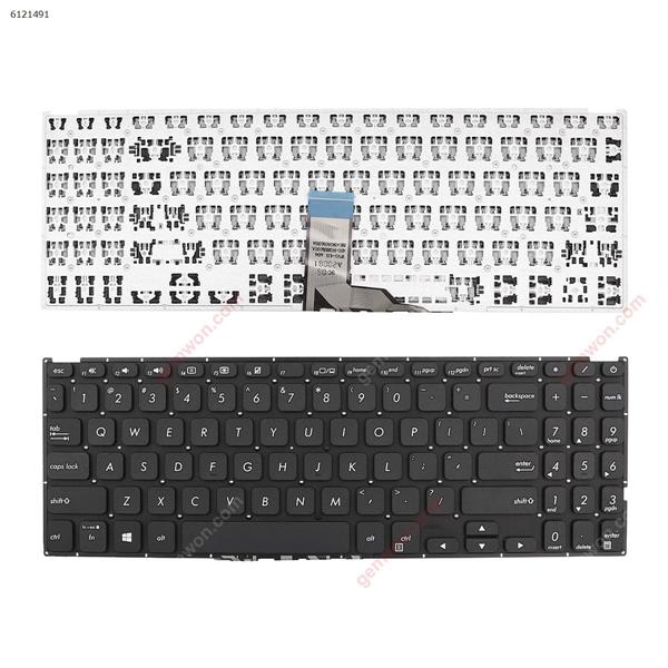 Asus X512 BLACK Win8 US n/a Laptop Keyboard (OEM-A)