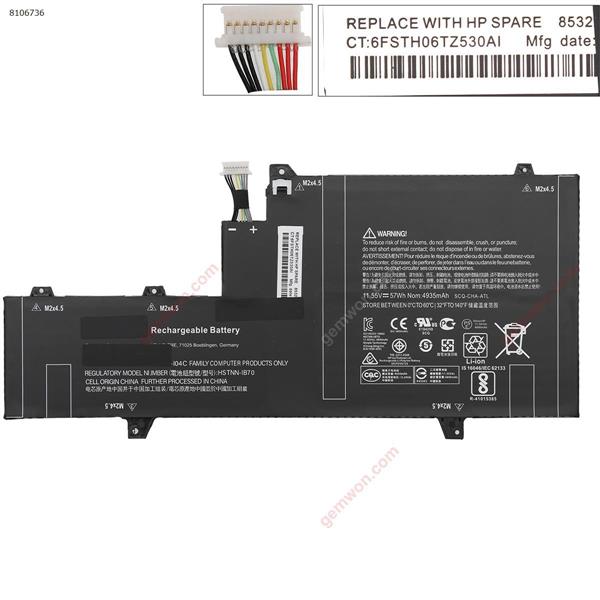Suitable for HP HP 863167-171 1GY31PA, HSTNN-IB7O OM03XL notebook battery Battery OM03XL