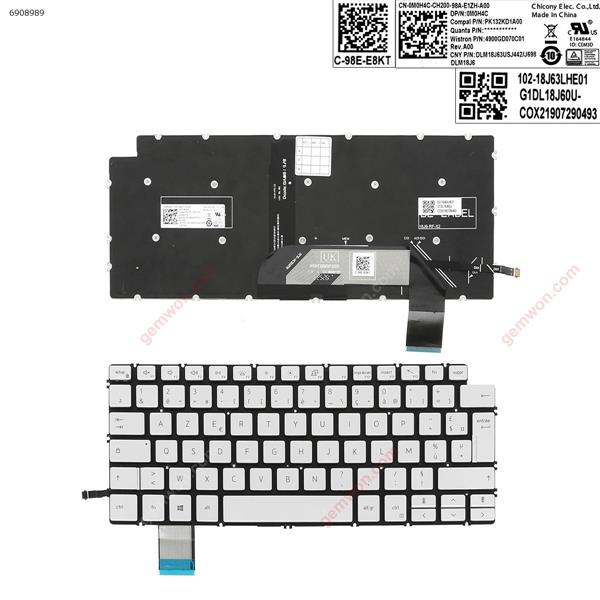 DELL 7490     SILVER (  Backlit  ,Big Enter ) FR PK132KD1B17 Laptop Keyboard (OEM-A)