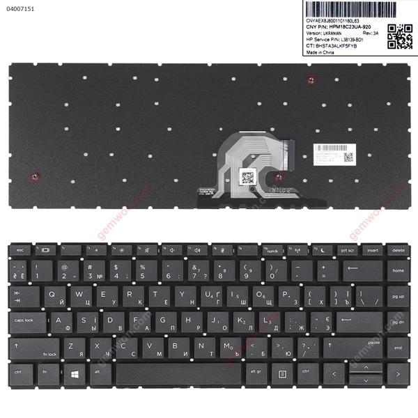 HP ProBook 440 G6 445 G6 440 G7 445 G7 BLACK(Without Backlit,,win8) RU N/A Laptop Keyboard ()