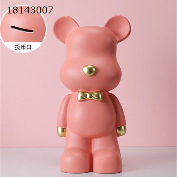 pink ,70cm Violent bear piggy bank Piggy bank storage jar Household ornaments housewarming ornaments gifts  66