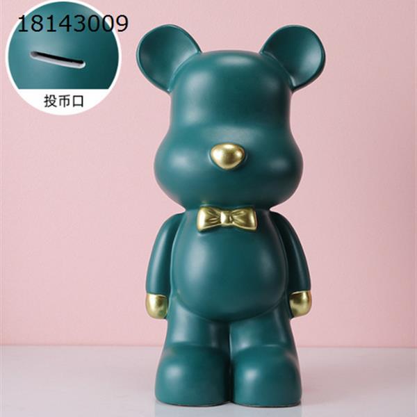 green ,70cm Violent bear piggy bank Piggy bank storage jar Household ornaments housewarming ornaments gifts  66