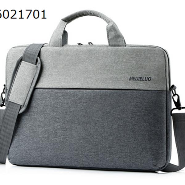 grey Hand bill shoulder laptop bag Office 15.6 inch business trip waterproof large capacity pull rod bag computer bag  9007