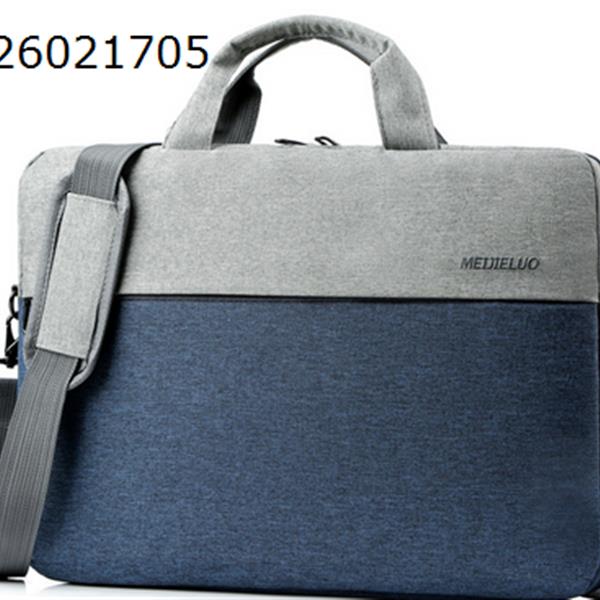 blue Hand bill shoulder laptop bag Office 15.6 inch business trip waterproof large capacity pull rod bag computer bag  9007