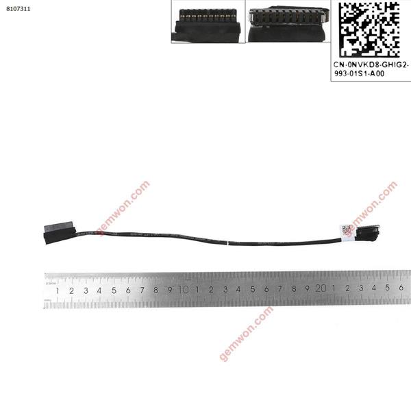 Battery cable for Dell E5480 E5490 E5491 E5495 Other Cable 0NVKD8 DC02002NX00
