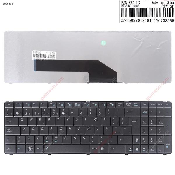 ASUS K50 BLACK OEM SP K50       MB348-003 Laptop Keyboard (OEM-B)