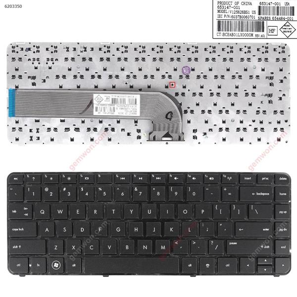 HP DV4-3000 GLOSSY FRAME BLACK US N/A Laptop Keyboard (OEM-B)