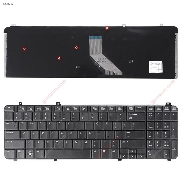HP DV6-1000 DV6-2000 BLACK US UT3 NSK-HAP01 9J.N0Y82.P1D  AEUT3R00040 Laptop Keyboard ( )