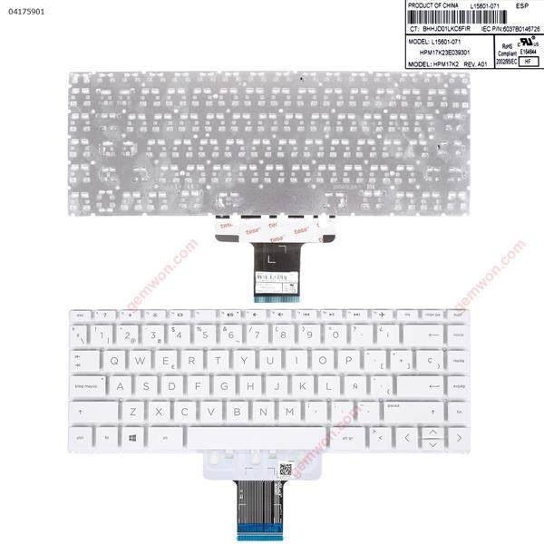 HP 14-BD 14-CC 14-CD 14m-cd 14-CE 14-CF 14-CK 14-CM WITHTE(Without Backlit,win8) SP N/A Laptop Keyboard ()
