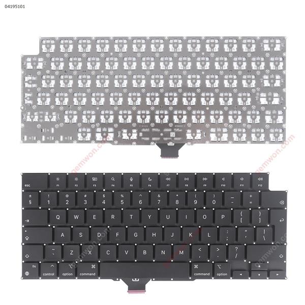 Apple Macbook Pro A2442 A2485 BLACK(Without backlit) UK N/A Laptop Keyboard ()