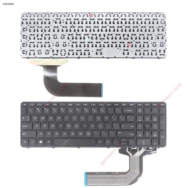 HP Pavilion 17-e BLACK FRAME BLACK(Win8) US N/A Laptop Keyboard (OEM-B)