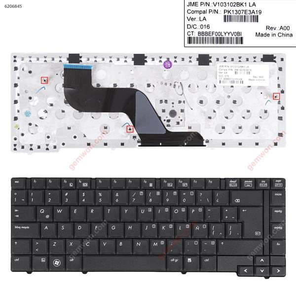 HP PROBOOK 6440B BLACK(Without Point stick) LA MP-09A56LA-698    PK1307E1A19 Laptop Keyboard ( )