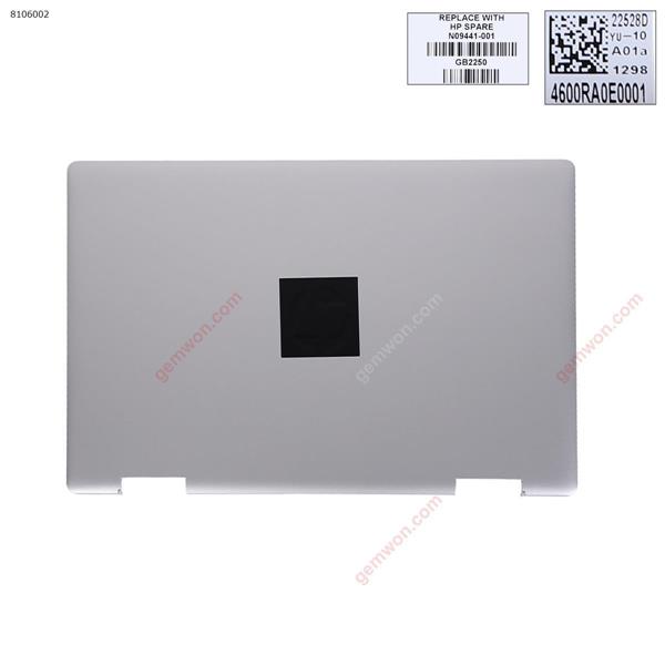 HP Pavilion X360 2-in-1 14-EK LCD Back Cover Silver. Cover N09441-001